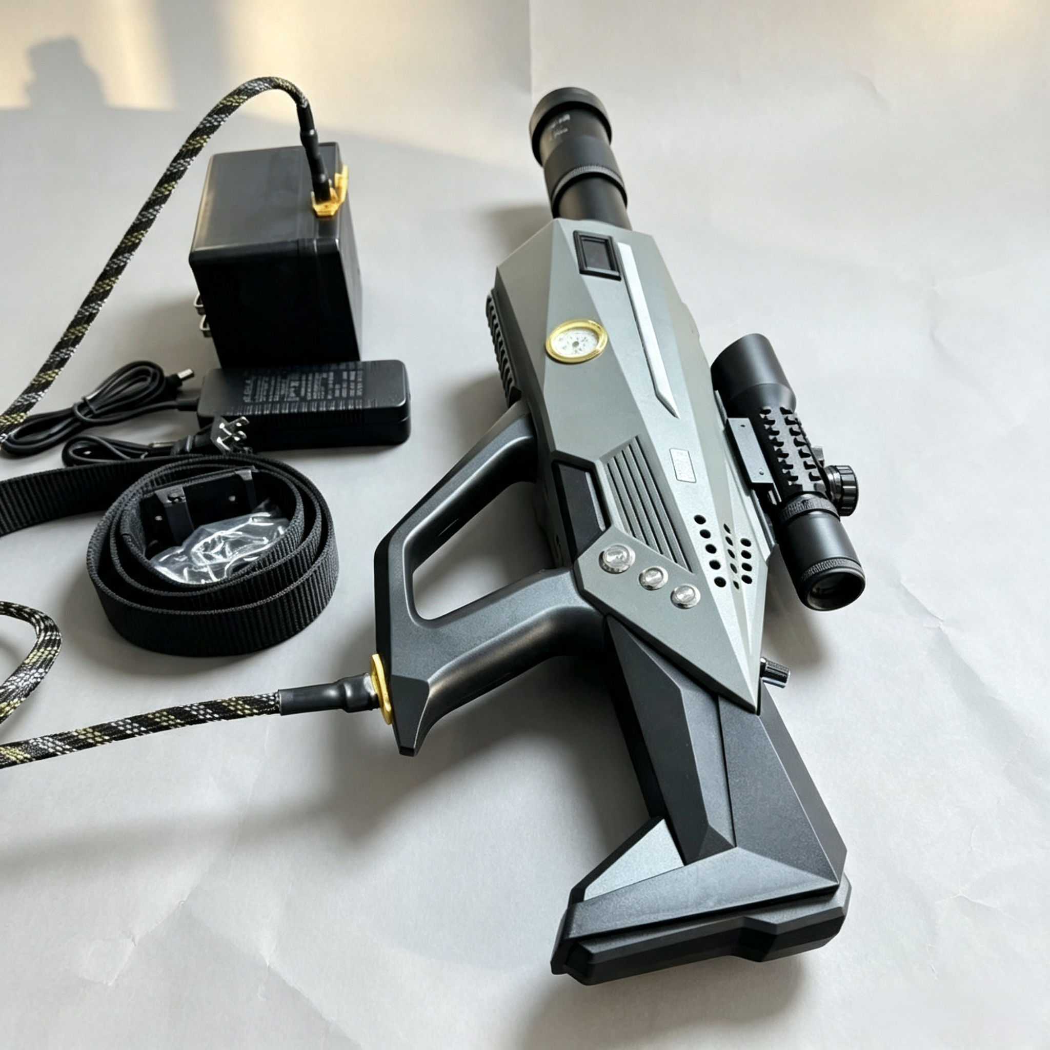 Canhão laser portátil 1000 W – alcance de 50 a 60 metros - Imagem 5